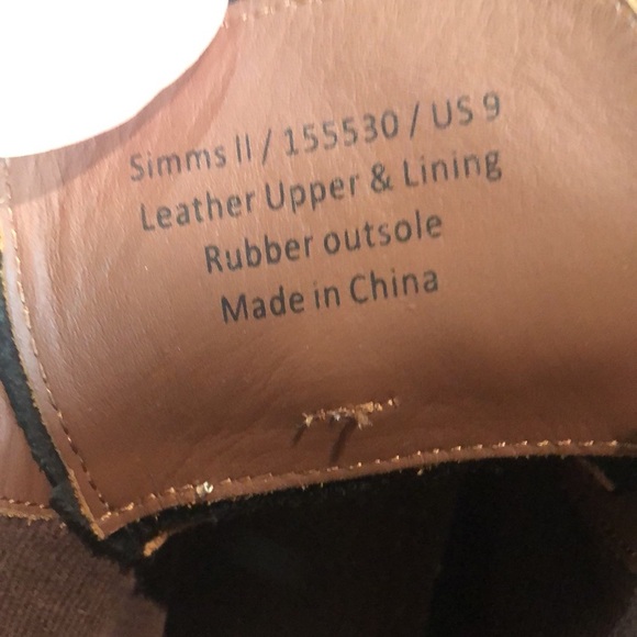 NWOT Warfield and Grand Simms ll black leather lace up boot 9 - Picture 5 of 7